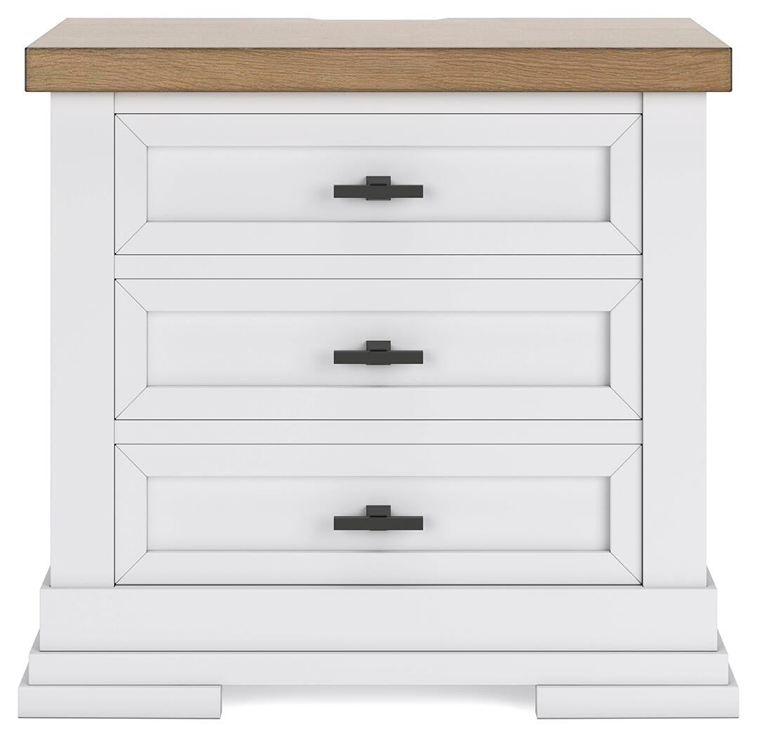 Ashbryn California King Panel Storage Bed, Dresser, Mirror, Chest and Nightstand
