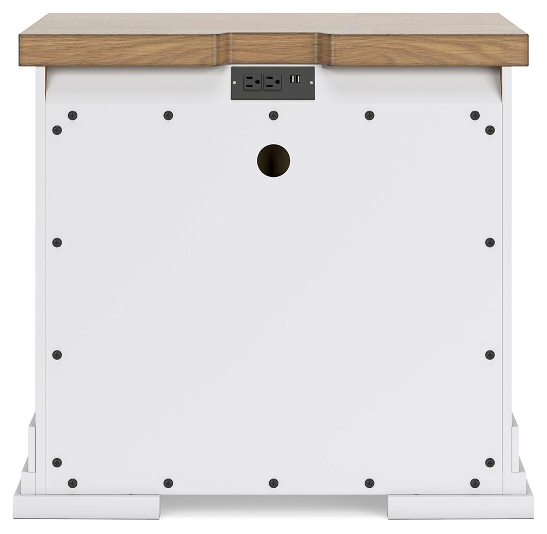 Ashbryn California King Panel Storage Bed, Dresser, Mirror, Chest and Nightstand