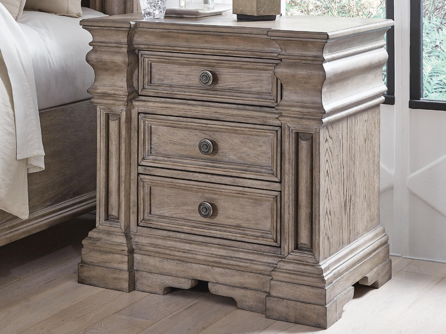 Blairhurst King Panel Bed, Dresser, Mirror, Chest and Nightstand