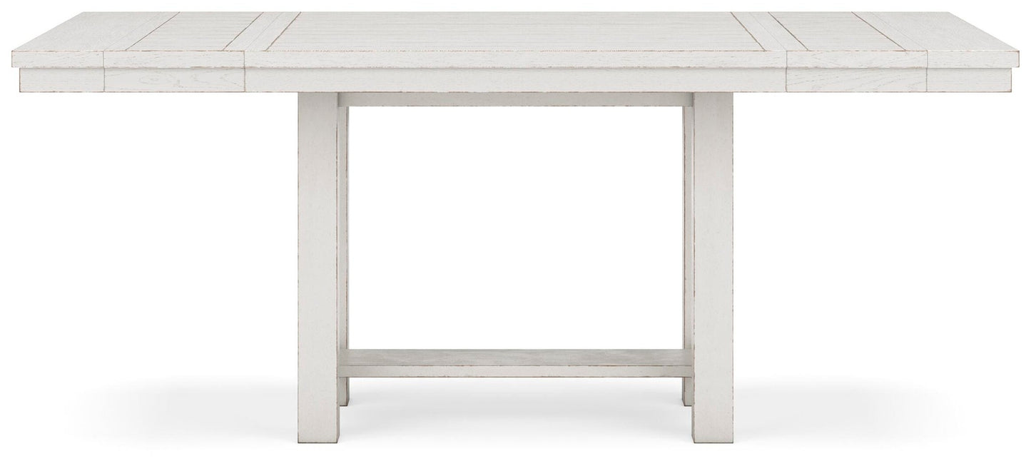 Robbinsdale Counter Height Dining Table and 10 Barstools