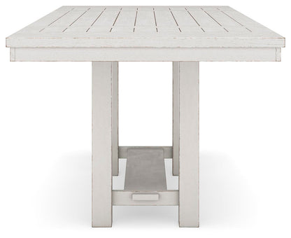 Robbinsdale Counter Height Dining Table and 10 Barstools