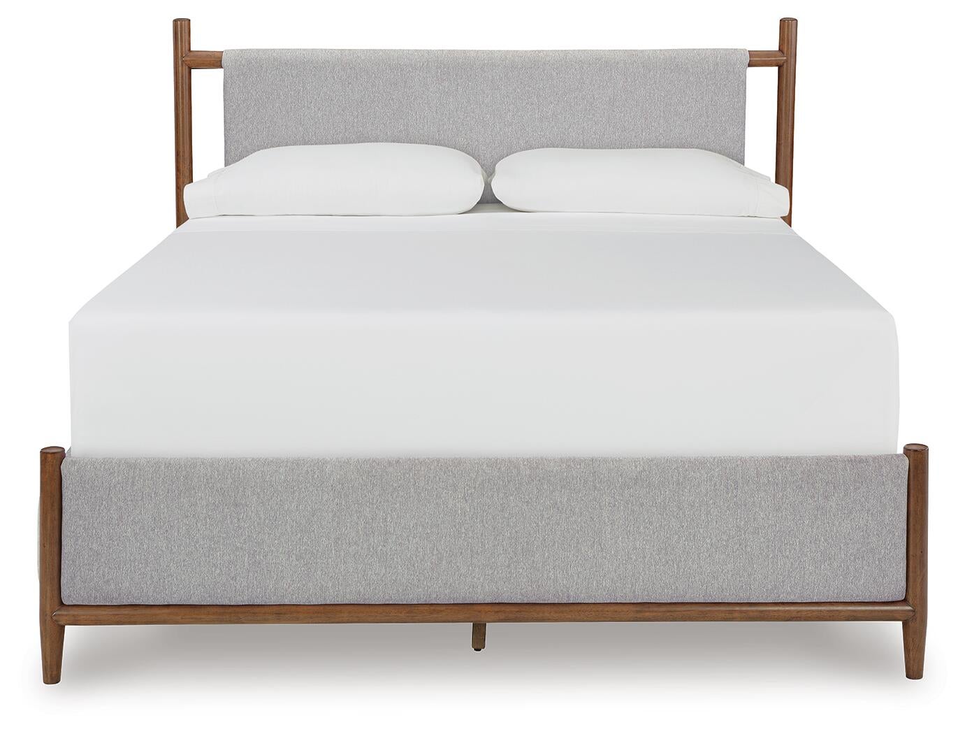 Lyncott King Upholstered Bed, Dresser, Mirror, Chest and Nightstand