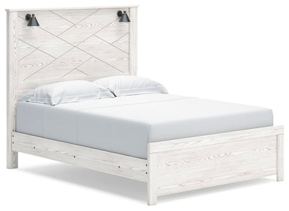 Gerridan Queen Panel Bed, Dresser, Mirror, Chest and Nightstand