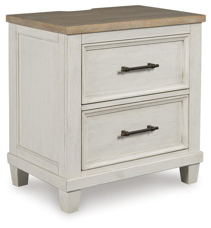 Shaybrock California King Panel Bed, Dresser, Mirror and Nightstand