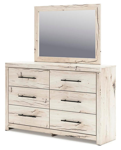 Lawroy Queen Panel Headboard, Dresser, Mirror and Nightstand