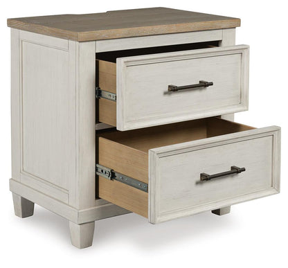 Shaybrock Queen Panel Bed, Dresser, Mirror and Nightstand