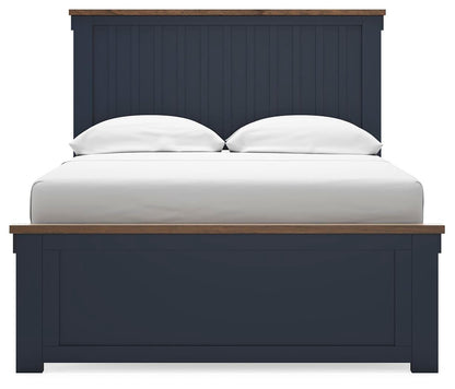 Landocken Full Panel Bed, Dresser and Mirror