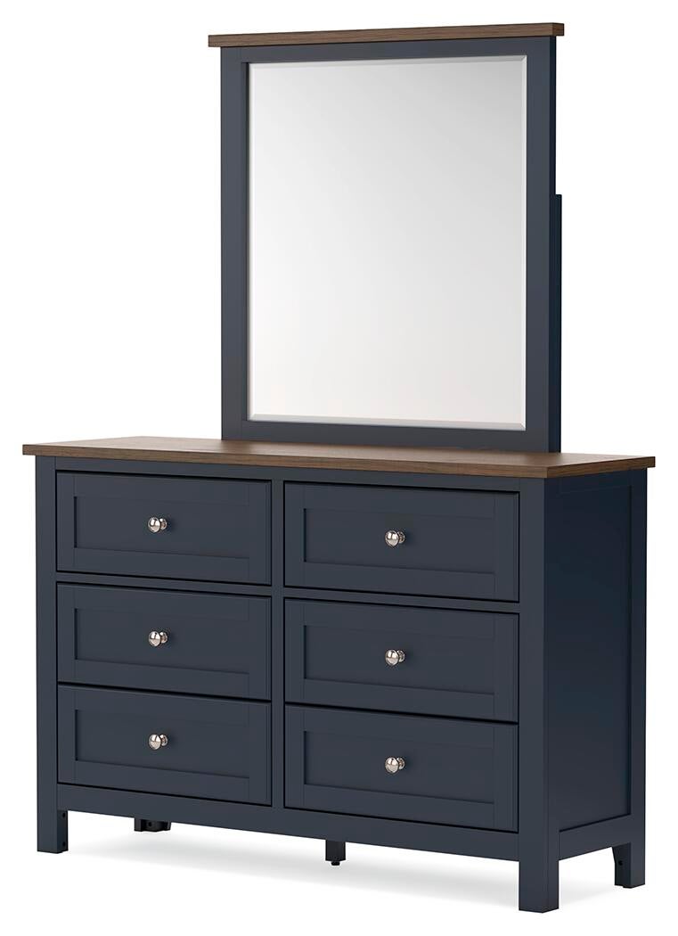 Landocken Full Panel Headboard, Dresser, Mirror, Chest and Nightstand