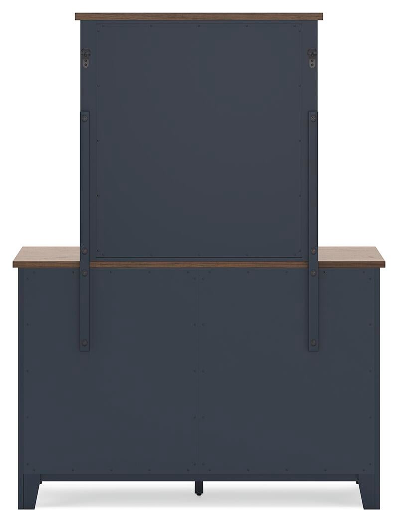 Landocken Queen Panel Bed, Dresser, Mirror, Chest and Nightstand