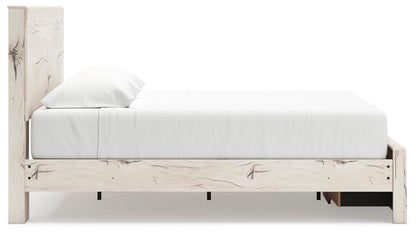 Lawroy King Panel Storage Bed, Dresser and Mirror