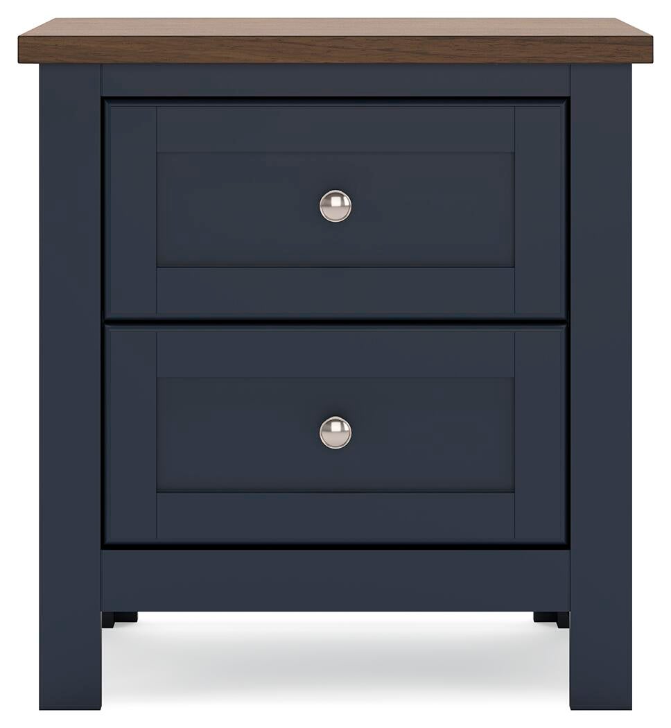 Landocken Twin Panel Bed, Dresser, Mirror and Nightstand