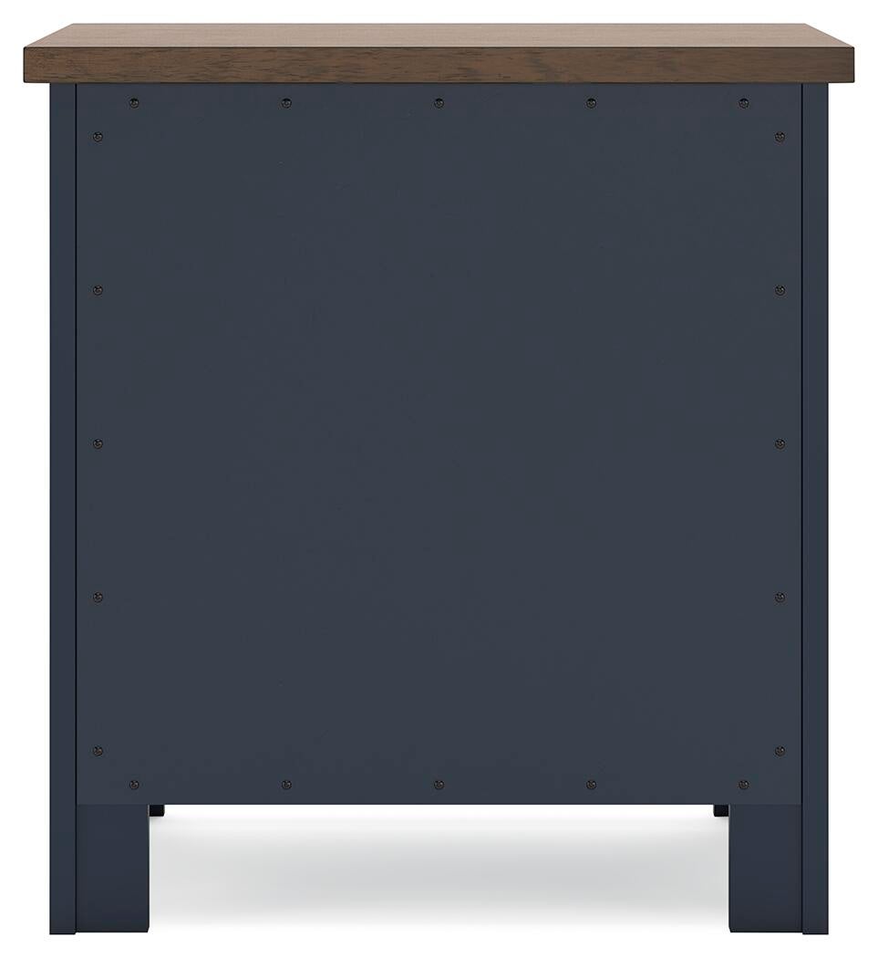 Landocken Twin Panel Bed, Dresser, Mirror and Nightstand