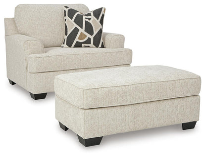 Heartcort Chair and Ottoman