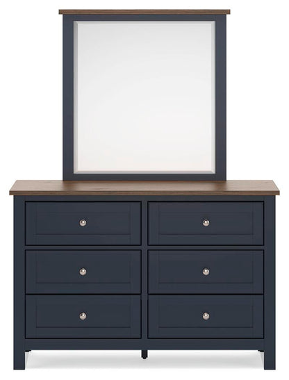 Landocken Full Panel Bed, Dresser, Mirror and Nightstand