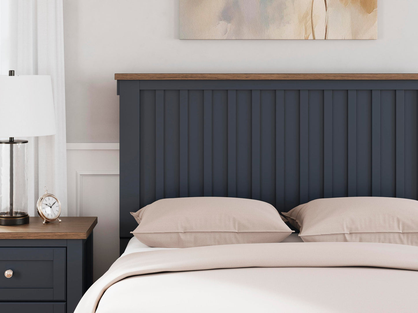 Landocken Full Panel Bed, Dresser, Mirror, Chest and Nightstand