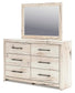 Lawroy Full Panel Bed, Dresser, Mirror, Chest and Nightstand