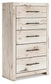 Lawroy Full Panel Bed, Dresser, Mirror, Chest and Nightstand