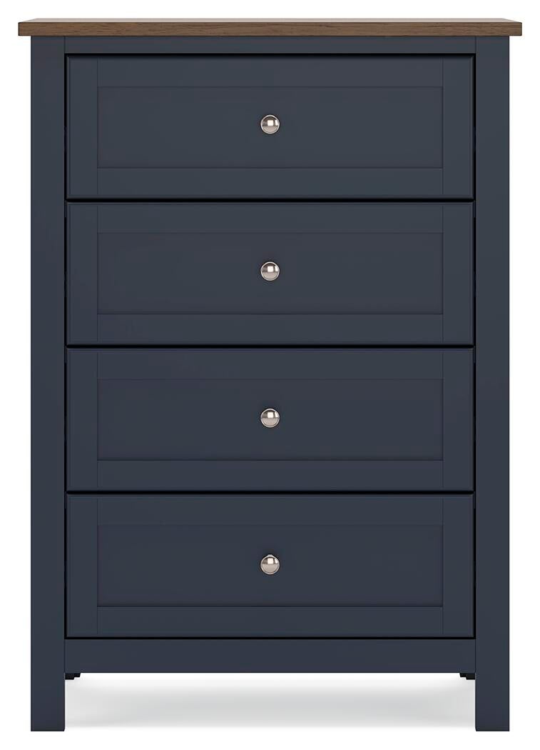 Landocken Queen Panel Headboard, Dresser, Mirror, Chest and Nightstand