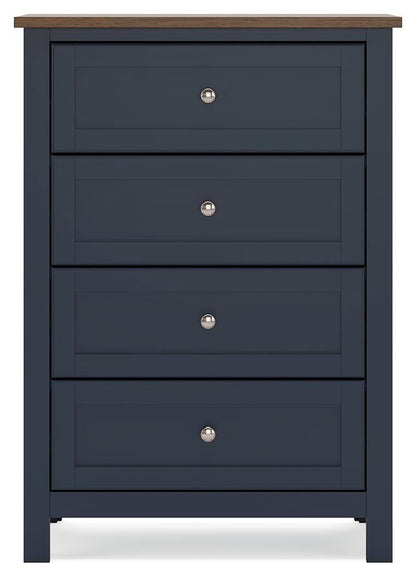 Landocken Queen Panel Headboard, Dresser, Mirror, Chest and Nightstand