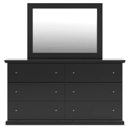 Maribel Queen Panel Bed, Dresser, Mirror, Chest and Nightstand