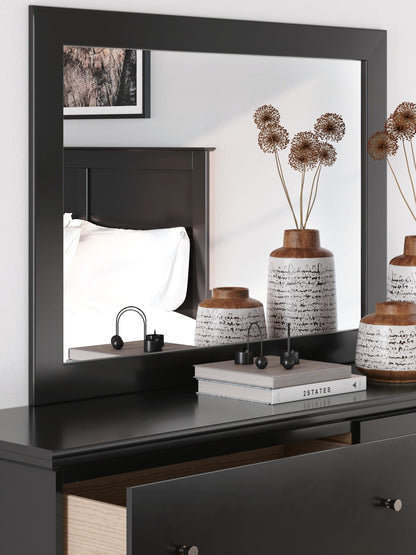 Maribel Queen Panel Bed, Dresser, Mirror and Nightstand