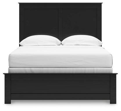 Maribel Full Panel Bed, Dresser and Mirror