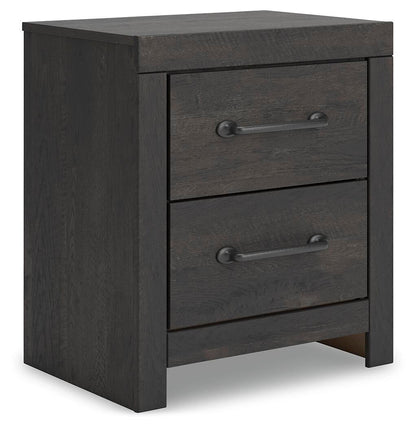 Delmorta Twin Panel Bed, Dresser, Mirror, Chest and Nightstand
