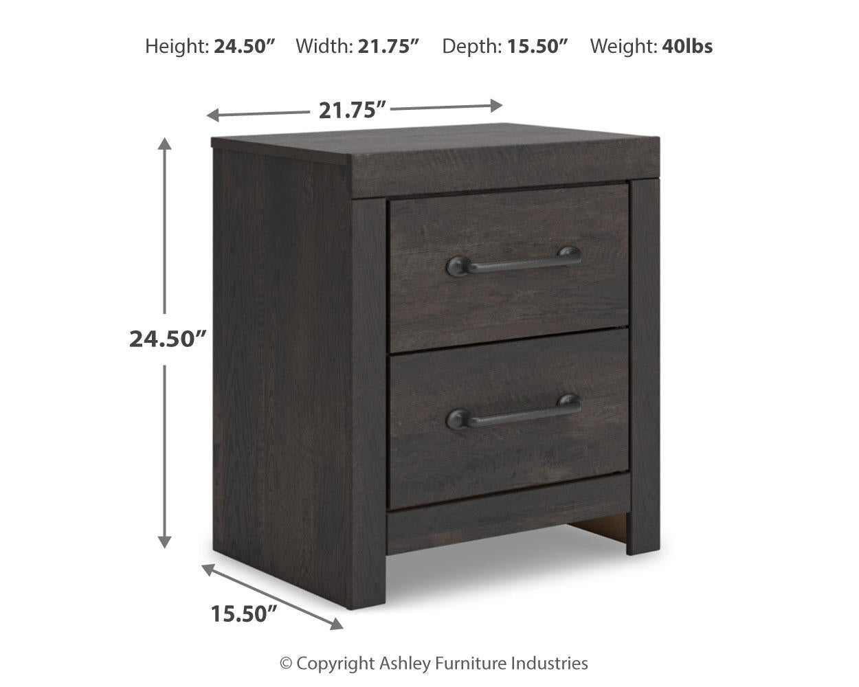 Delmorta Twin Panel Bed, Dresser, Mirror, Chest and Nightstand