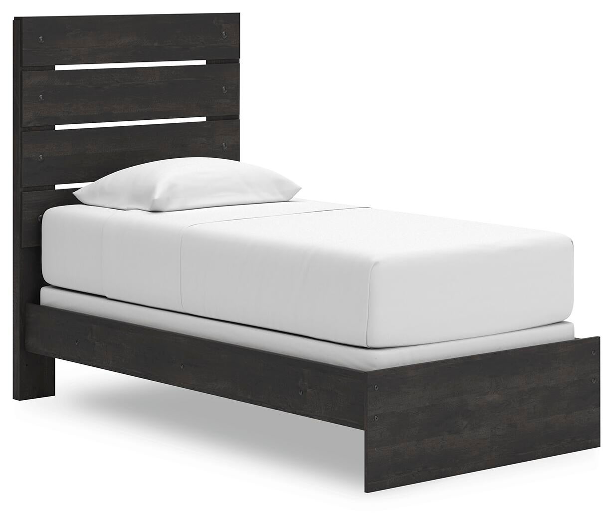 Delmorta Twin Panel Bed, Dresser, Mirror and Nightstand