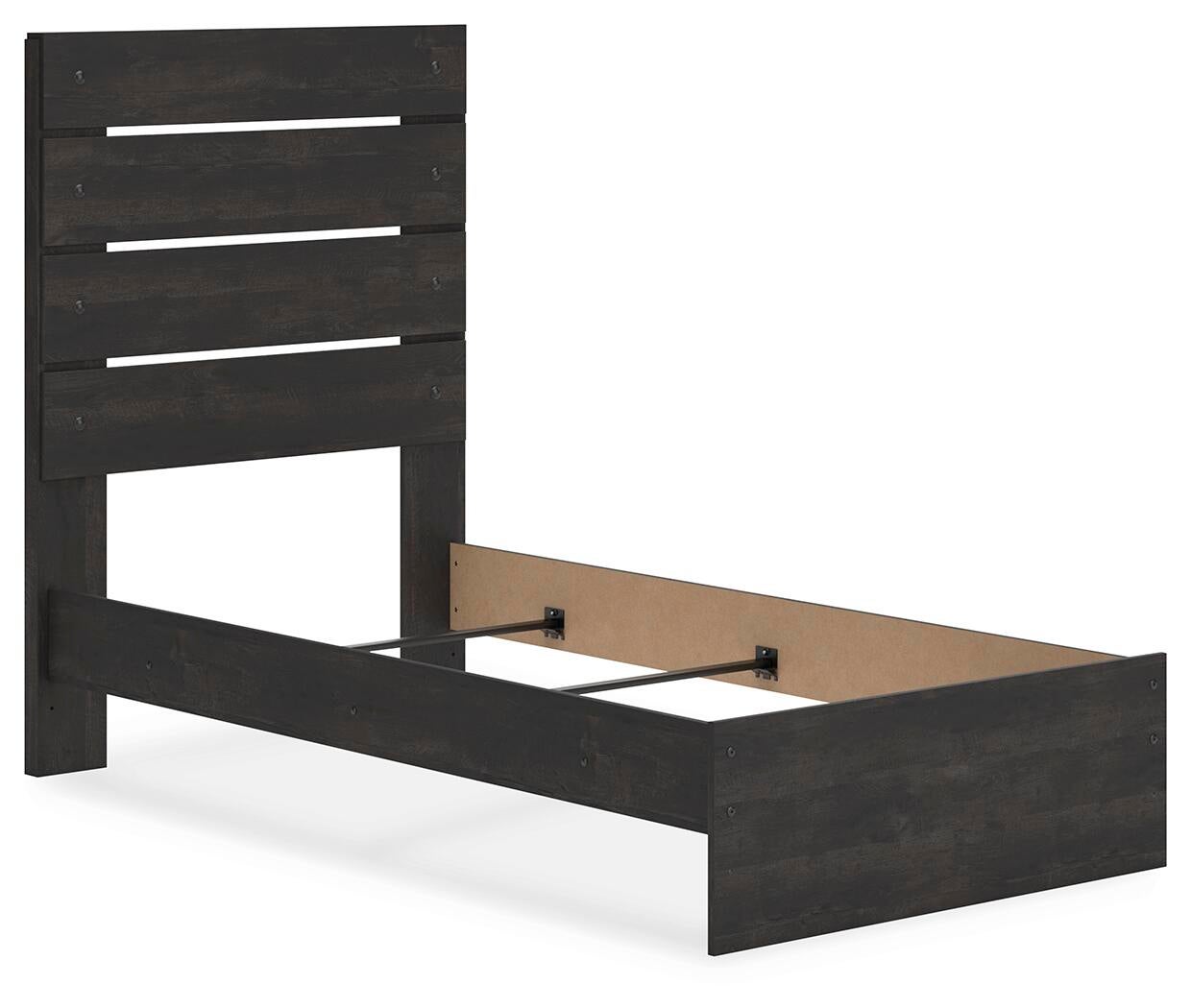 Delmorta Twin Panel Bed, Dresser, Mirror and Nightstand