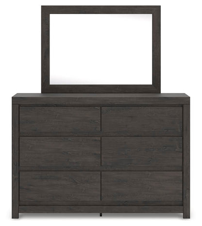 Parlayon King Panel Bed, Dresser, Mirror and Nightstand