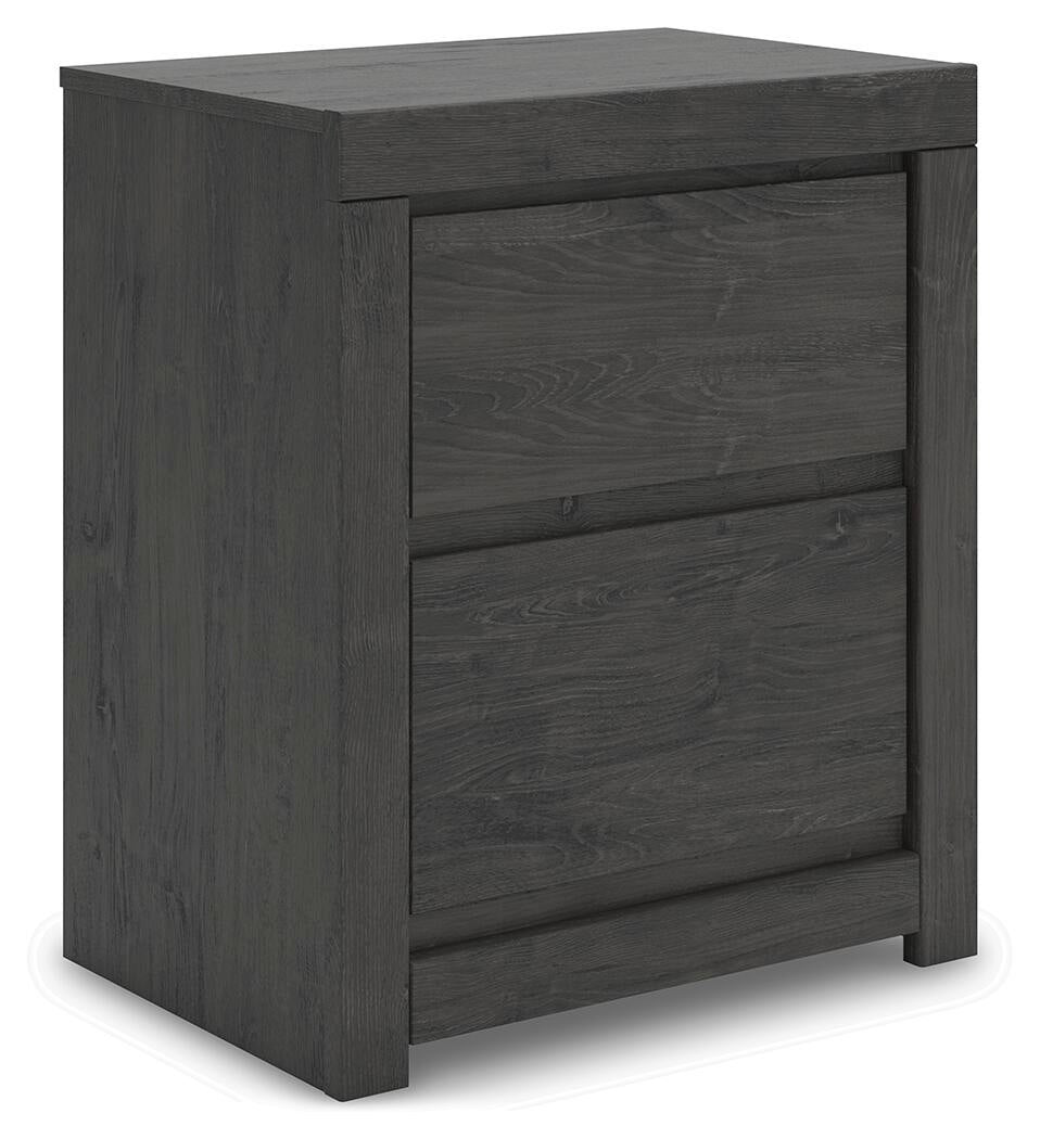 Parlayon King Panel Bed, Dresser, Mirror, Chest and Nightstand