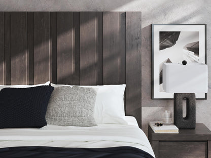 Parlayon King Panel Bed, Dresser, Mirror, Chest and Nightstand