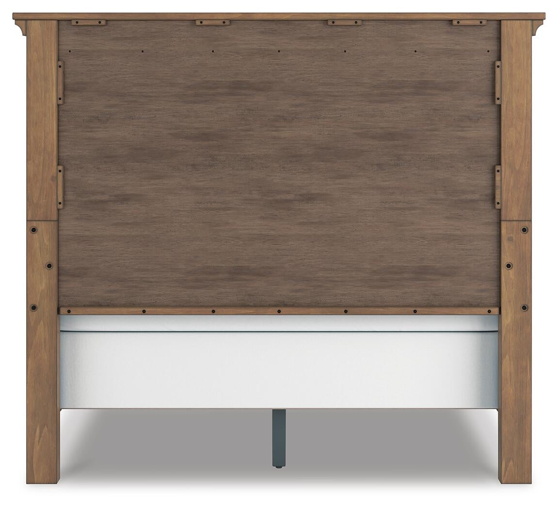 Vandenmore Queen Panel Bed with Mirrored Dresser, Chest and Nightstand