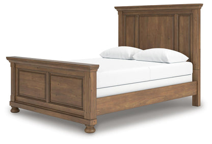 Vandenmore Queen Panel Bed with Mirrored Dresser, Chest and Nightstand
