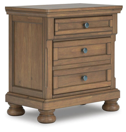 Vandenmore Queen Panel Bed with Mirrored Dresser, Chest and Nightstand