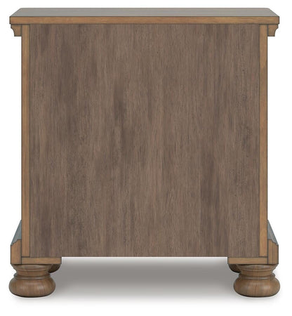 Vandenmore Queen Panel Bed with Mirrored Dresser, Chest and Nightstand