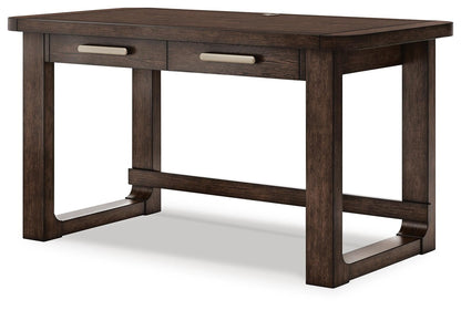 Breckington Home Office Desk with Chair and Storage