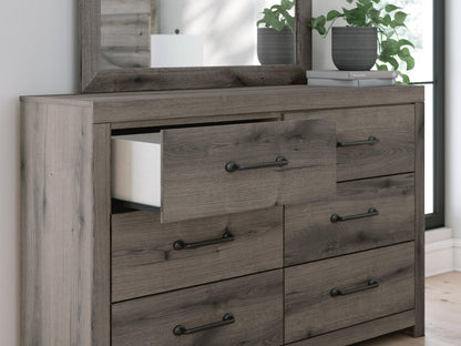 Urbanoore Full Panel Bed, Dresser and Mirror