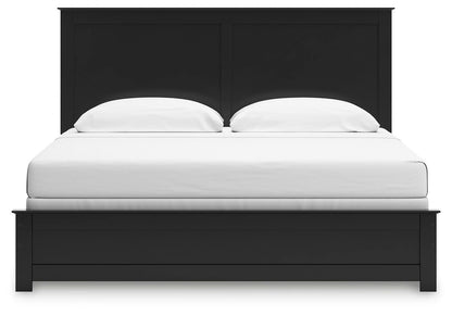 Maribel King Panel Bed, Dresser, Mirror, Chest and Nightstand