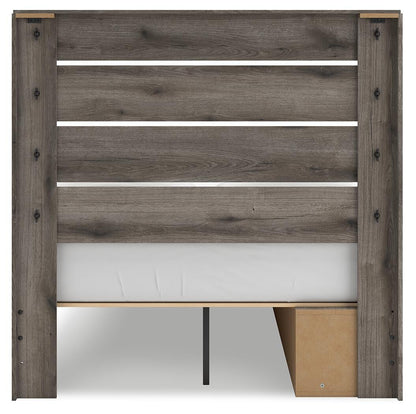Urbanoore Full Panel Storage Bed, Dresser and Mirror