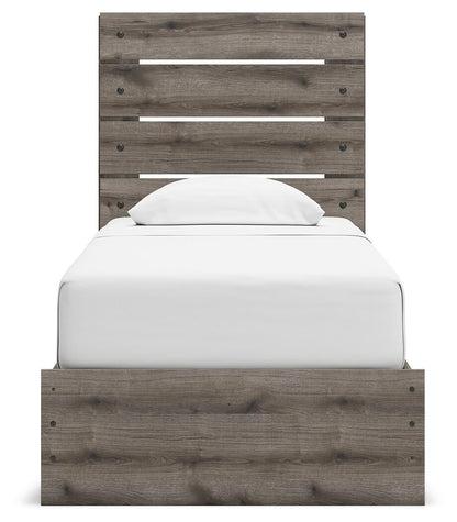 Urbanoore Twin Panel Storage Bed, Dresser, Mirror, Chest and Nightstand