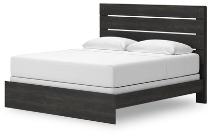 Delmorta King Panel Bed, Dresser and Mirror