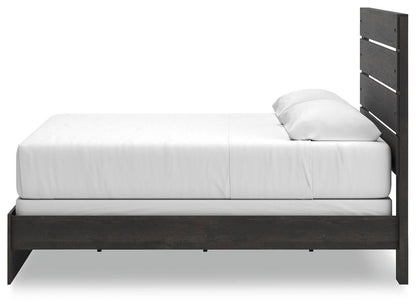 Delmorta King Panel Bed, Dresser and Mirror