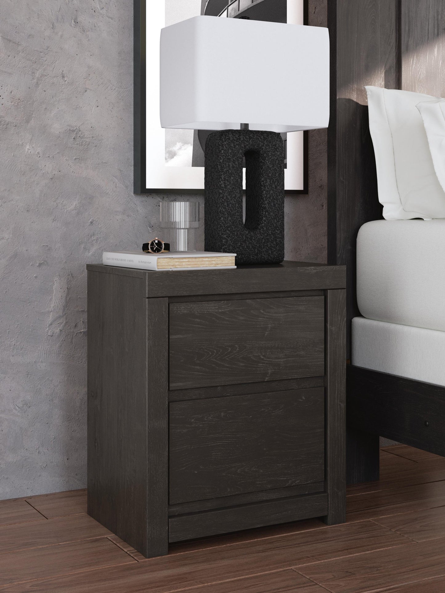 Parlayon Queen Panel Bed, Dresser, Mirror, Chest and Nightstand
