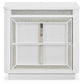 Chalanna King Upholstered Storage Bed, Dresser, Mirror, Chest and Nightstand