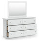 Bostwick Shoals Twin Panel Bed, Dresser, Mirror and Nightstand
