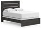 Delmorta Queen Panel Bed, Dresser and Mirror