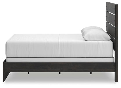 Delmorta Queen Panel Bed, Dresser and Mirror