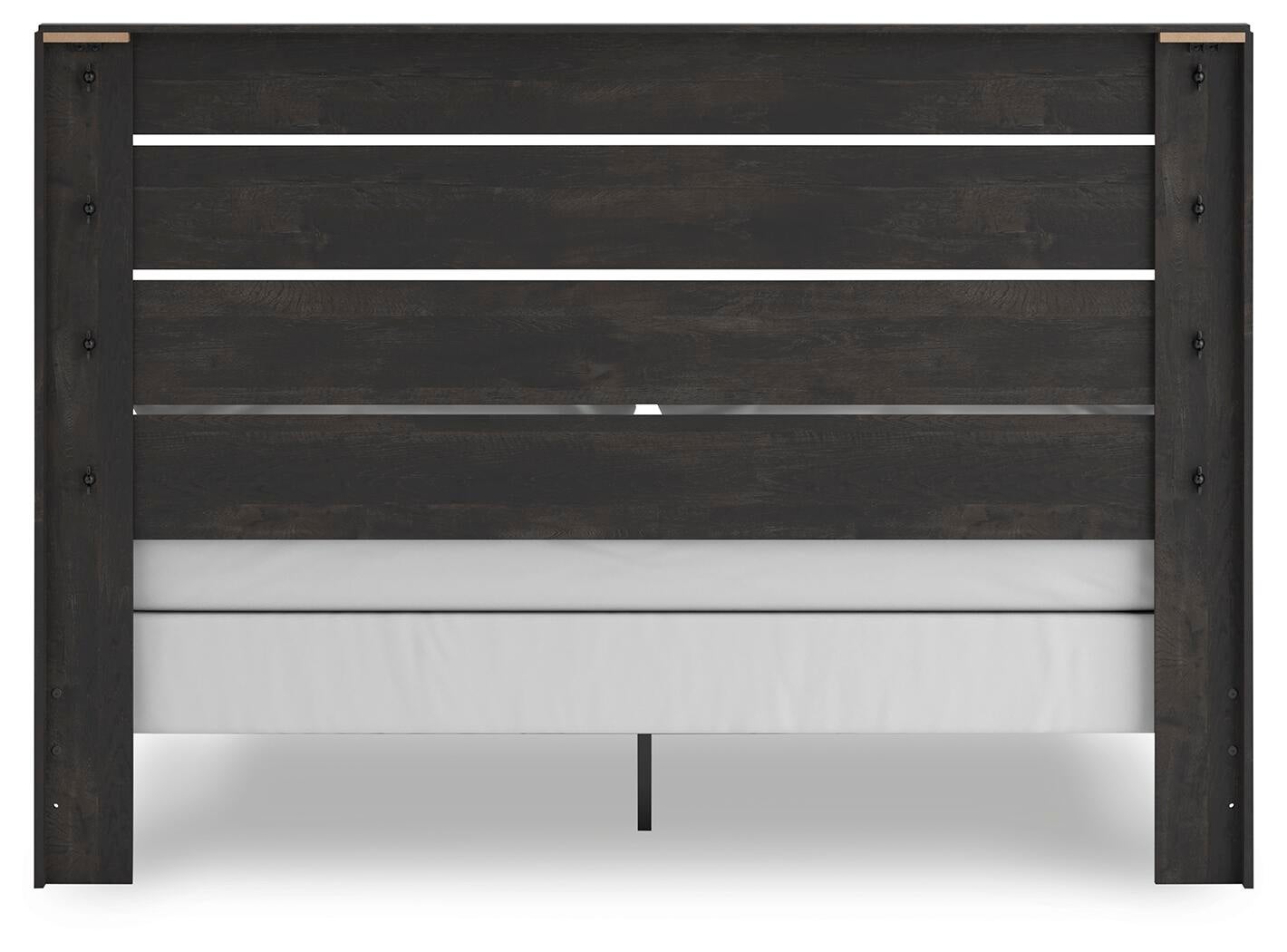 Delmorta King Panel Bed, Dresser, Mirror and Nightstand